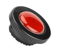 PODSJD Plaque de déblocage Rapide Mini en Alliage d’Aluminium, diamètre 22mm, vis 1/4" Compatible Compact Action - ultralégère, Durable & Pratique pour Photographe Mobile (Rouge)