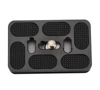 PODSJD Plaque de dégagement Rapide pour Appareil Photo, Alliage d'aluminium avec vis 1/4" - Compatible Swiss, légère et Stable pour tête panoramique et trépied - pour photographes