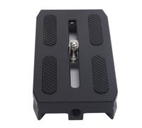 PODSJD Plaque de Libération Rapide Trépied Aluminium 1/4" Fileté avec Échelle - Compatible 2/3 & S 2/3, Protection Antidérapante et Montage Standard