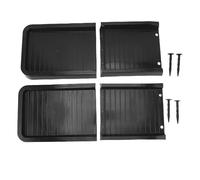 PODSJD Rallonge de Descente de gouttière en PP 60 x 25,5 cm - évacuation optimale des eaux pluviales, Bloc d'éclaboussure Durable, Installation sans Outil (Noire)