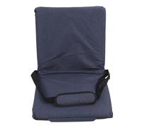 PODSJD Siège Pliant Portable avec Dossier réglable, Coussin épais 4 cm, Couleur Bleu Marine - Confort Optimal pour Camping, pêche, Chasse et activités Outdoor