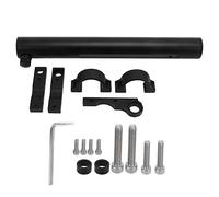 PODSJD Support Drapeau 2 en 1 en Alliage d'aluminium Noir - Fixation sur charnière de hayon adaptée - Multifonction pour antenne et Drapeau, Installation Facile, Durable et