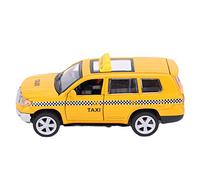 PODSJD Voiture de modèle de Taxi - Jouet en Alliage Peint réaliste avec Un Son léger Tire-tête pour Les Adultes Gift Collection (Toyota Trouble Taxi)