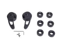 PODSJD Window Crank Handle Kit 3-1 / 2in, Poignée de Manivelle de Fenêtre Universelle en Aluminium - Design Rétro, Durable et Facile à Installer pour Hot Rod et Voitures Classiques (Noire)