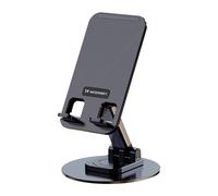 Podstawka stojak stabilny pod telefon tablet - czarny