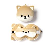 Poduszka podróżna z maską na oczy Pies Shiba CUSH230 Puckator