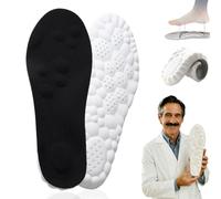 Podyz Semelles, Semelles Chaussures pour Confort et Soutien de la Voûte Plantaire, Semelle Anti-Odeur et Anti-Transpiration - Convient pour le Sport et le Quotidien (B1,37-38)
