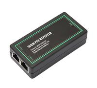 Poe Extender Gigabit Power sur Ethernet Repeater Splitter Plug and Play Signal Booster pour Les caméras IP Systèmes de sécurité Noirs