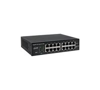 PoE+ Gigabit Network Injector Hub - Commutateur - 8 x 10/100/1000 (PoE+) - Montable sur rack (120 W)