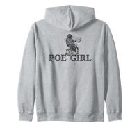 Poe Girl Fille de Poe Design Littéraire Sweat à Capuche