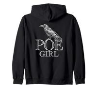 Poe Girl Fille de Poe Design Littéraire Sweat à Capuche