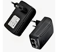 POE Injector 15V 1A POE Injector Adapter 15W RJ45 dual Network Port PoE Injector Alimentation Adaptateur Ethernet Connecteur UE (15V 1A)