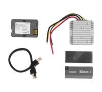 Poe Injector Kit 150W Adaptateur de Cordon Ethernet Gige avec convertisseur DC Boost 12V en 48V pour V2 Internet Kit Router Desktops Ordinateurs alliés en Aluminium ABS
