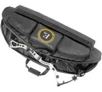 POE LANG Pro sacoche pour arc jusqu'à 110 cm, noir avec poches (B10030)