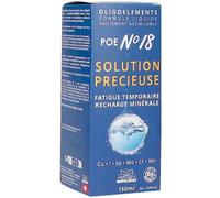 Poe N18 Solution Précieuse Fatigue Temporaire Recharge Minérale 150ml