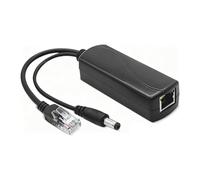 PoE Splitter 12V/2A DC, Splitter Adaptateur PoE Gigabit 48V PoE vers DC 12V/2A Output, Connecteur 5.5 * 2.1mm pour Caméra IP/AP/Smart Home, 10/100/1000Mbps Standard IEEE802.3af/at, PoE Splitter 12V/2A