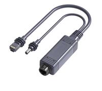 Poe Splitter, Gigabit 1 to 2 Ethernet Splitter, Distributeur Ethernet RJ45 à Haute Vitesse de 1000 Mbps, Splitter de LAN Network, Adaptateur Non-POE, Prend en la Puissance de