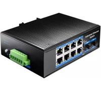 PoE SWITCH 8xRJ45 2xSPF IG1008S2 1Gbps industriel