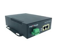 PoE Texas Répartiteur PoE++ 802.3bt vers 12 V avec sortie 60 W - Fonctionne avec les commutateurs Cisco UPOE et 802.3bt - Répartiteur de données Gigabit avec connecteur Phoenix pour tablettes, points