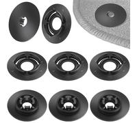 Poeland Lot de 4 paires de clips pour tapis de sol de voiture, boucle de fixation pour tapis de voiture, accessoires de voiture VW/Audi/Skoda