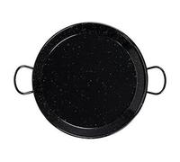 Poêle 2 Anses La plat Acier maillé 38 cm-Noir