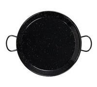 Poêle 2 Anses La plat Acier maillé 38 cm-Noir