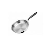 Arthur Martin - Poêle 20 cm - Acier Inoxydable TRIPLY - Diffusion de Chaleur Optimale - Fond Avéolé Innovant - Système de Dosage d'Huile - Poignée Ergonomique PVD Noir