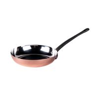 Baumalu – Poêle Ø24 cm Cuivre étamé Tous feux sauf induction Manche fixe en fonte Made in Alsace