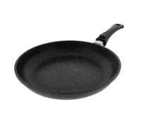 Poêle Ø 28 cm ""Façon pierre"" - PRADEL EXCELLENCE - Gamme PREMIUM - Compatible tous feux dont induction. Manche amovible.