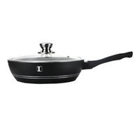 Poêle 28 cm revêtement marbré avec couvercle Imperial Collection IM-DFL28-FM