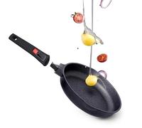 Poêle 30 cm antiadhésive céramique poignée amovible - 220 °C - sans PFOA/PTFE/PFAS - compatible induction & lave-vaisselle