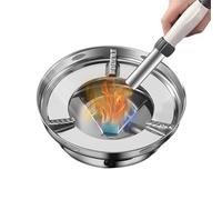 Poêle à alcool | Brûleur portatif en acier inoxydable résistant au vent avec réglage de la flamme,Poêle à alcool portatif,Pour Randonnée Camping Pêche Sortie