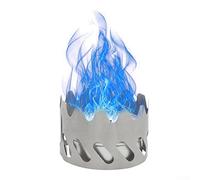 Poêle à alcool d'extérieur en aluminium avec pare-feu et brûleur - Taille S