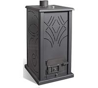 Poêle à Biomasse sans électricité modèle Eco Nova (pellets-Marc). Fonctionne sans lumière. Poêle à Granulés (GRISE)