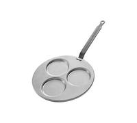 De Buyer - Poele triblinis en tôle d'acier MINERAL B - 27 cm - 3 emp. - Fabriquée en France, Sans PFAS, Anti Adhérence Naturelle, Queue Rivetée et Finition à la Cire d'Abeille, Tous Feux + Flash Four