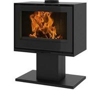 Poêle à bois - GODIN - Huriel 80 - 10 kW - Fonte - Noir