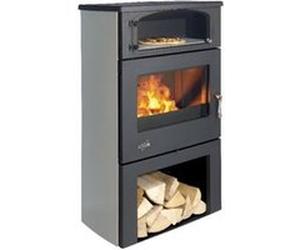 Poêle à bois 11kw gris argent Godin 362115CGRISARG gris G