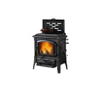 Poêle à bois 7.7kw fonte émaillée noir ISETTACCLEAN