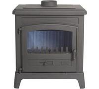 Poêle à bois 9kw anthracite gris Godin 389154ANTHRACITE
