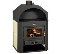 Poêle à bois avec bouilleur - Prity W17 - 7.2 kW - Bouilleur 18 L - Acier