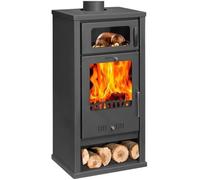 Poêle à Bois avec Four BALKAN ENERGY Troy 7.8kW