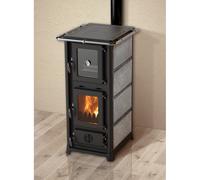 Poêle à bois avec four et plaque de cuisson Olympia Pierre Ollaire - MBS 12 kW