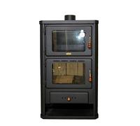 Prity Poêle à bois avec four – Source de chauffage 14 kW