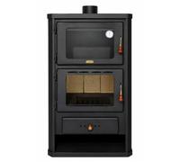 Prity Poêle à bois avec four – Source de chauffage 14 kW