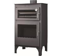 Poêle à bois avec four Modèle MULHACEN 11,60 KW. Inclut un plateau en acier inoxydable pour les rôtis et la grille. [Classe énergétique A]