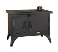 Poêle à bois-Barbecue d’extérieur, 5 kW, Avec capot extérieur