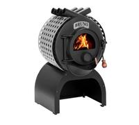 Poêle à bois Bruno Mini I 8 kW Socle Move, Habillage latéral