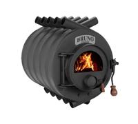 Poêle à bois Bruno Mini III 12 kW Sans Socle, Sans Habillage latéral