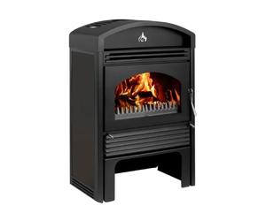 Poêle à bois Bruno Valencia 17,9 kW Hydro revêtement noir
