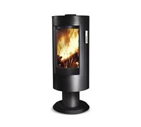 Poêle à bois en acier Supra Chloé sur pied 7.1kW 120m²